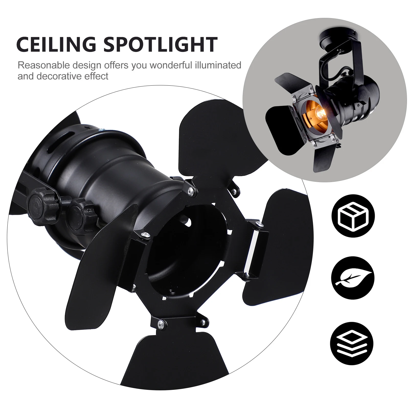 Four Spotlight Safe Durable Material Simple Structure Indoor Ceiling Light Retro Style Multipurpose Lamp Decorative
Four Spotlight Safe Durable Material Simple Structure Indoor Ceiling Light Retro Style Multipurpose Lamp Decorative