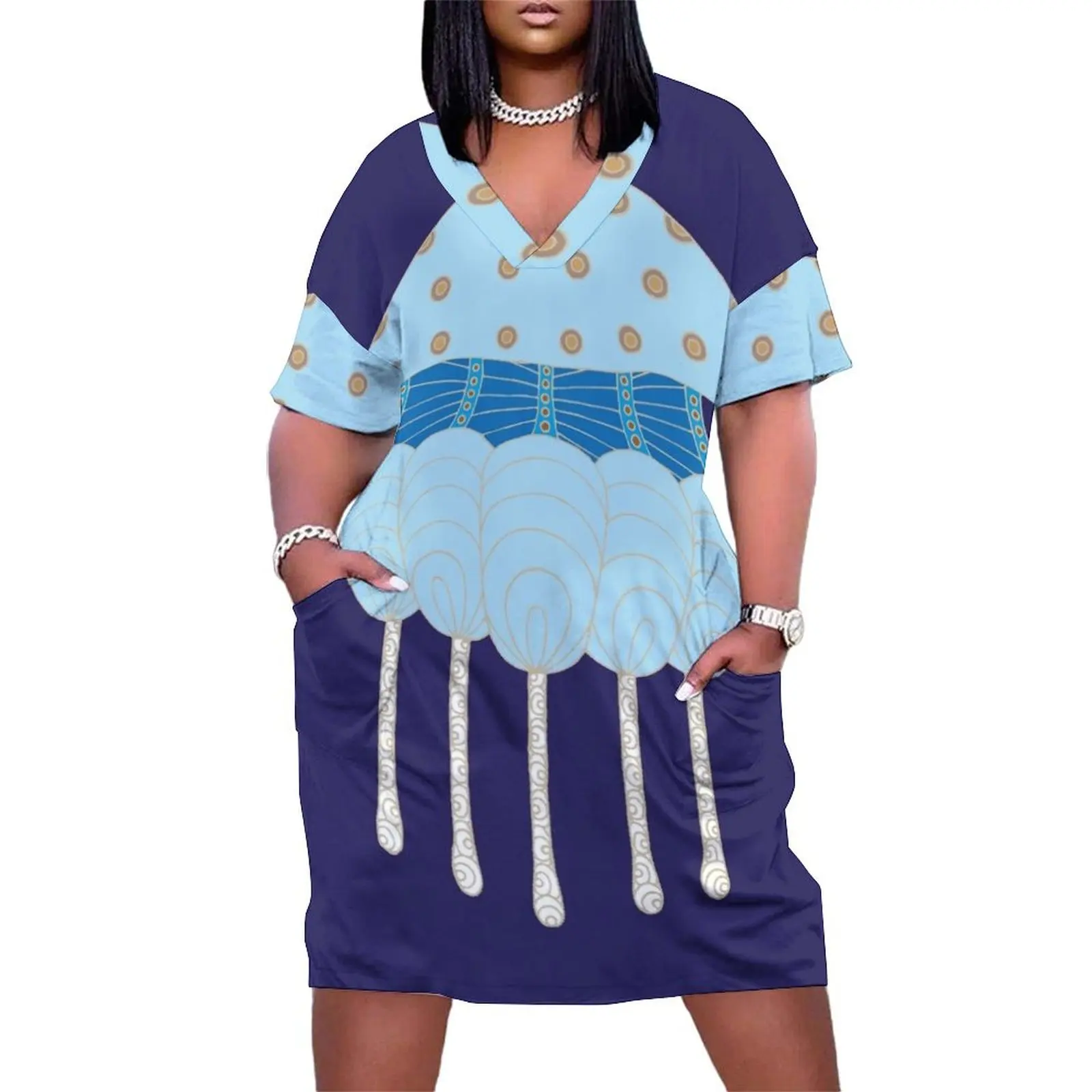 Australian Aboriginal Art - Australian Spotted Jellyfish Loose Pocket Dress dress women elegant luxury Dress woman
Australian Aboriginal Art - Australian Spotted Jellyfish Loose Pocket Dress dress women elegant luxury Dress woman