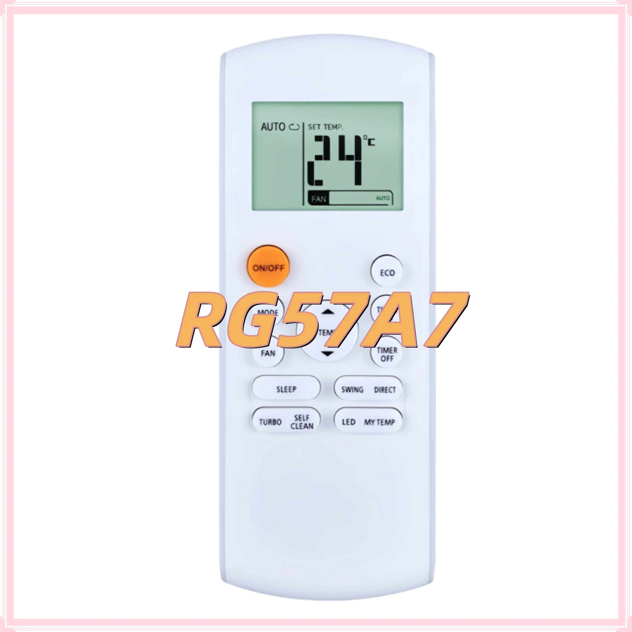 AC Remote Control Replacement for Kaisai RG57 Series RG57B/BGE RG57A7/BGEF RG57A1/BGEF Portable & Wall-Mounted Air Conditioner C
AC Remote Control Replacement for Kaisai RG57 Series RG57B/BGE RG57A7/BGEF RG57A1/BGEF Portable & Wall-Mounted Air Conditioner C