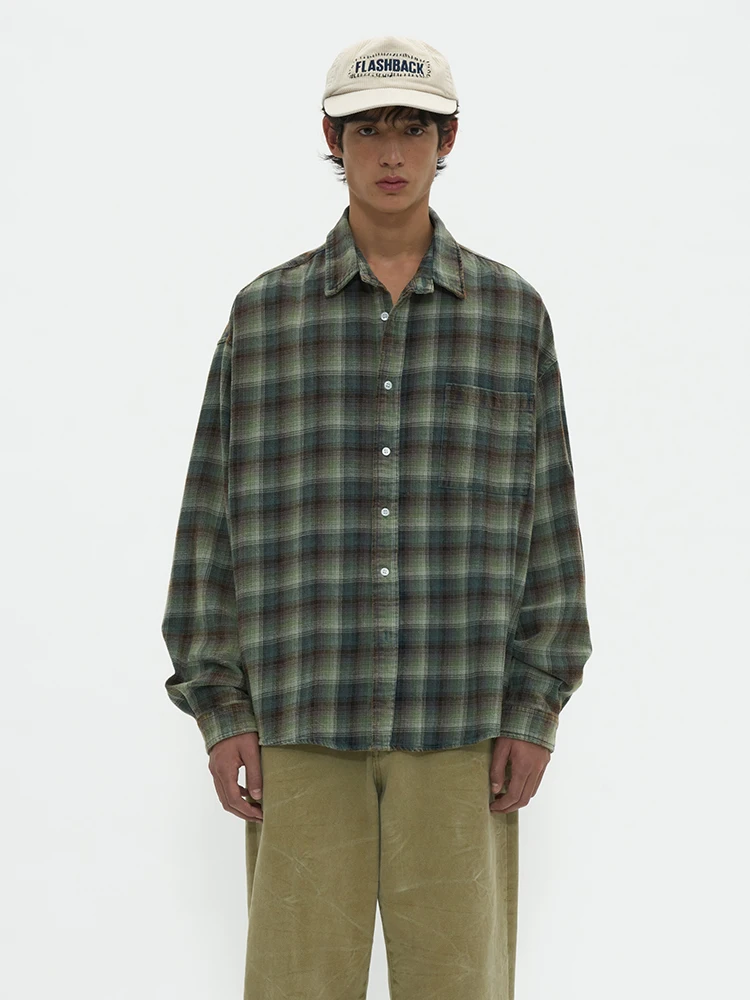 Washed Vintage Plaid Loose Fit Pure Cotton Shirt Soft Touch Feel Shirt Youth Trend Outdoor Daily Commute Four Seasons Cotton ...
Washed Vintage Plaid Loose Fit Pure Cotton Shirt Soft Touch Feel Shirt Youth Trend Outdoor Daily Commute Four Seasons Cotton ...
