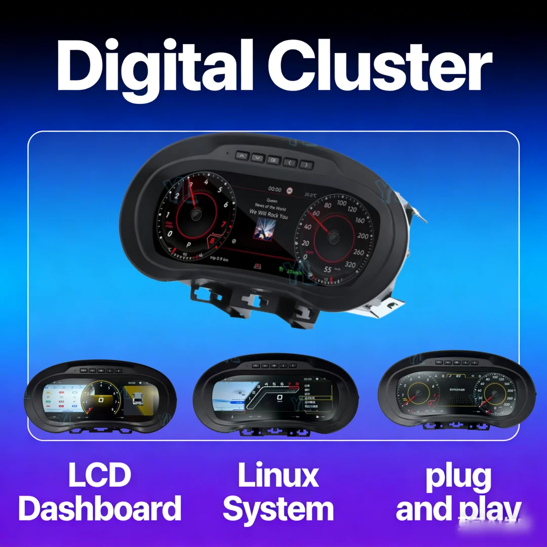 12.3“ Full LCD Dashboard Instrument For Volkswagen POLO 2009-2016 Digital Cluster Plug &Play Cockpit Virtual Instrument Upgrade
12.3“ Full LCD Dashboard Instrument For Volkswagen POLO 2009-2016 Digital Cluster Plug &Play Cockpit Virtual Instrument Upgrade
