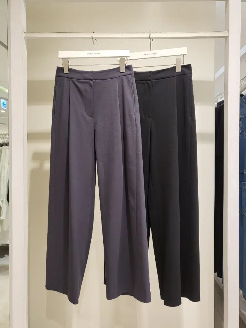 High Waist Straight Leg Casual Pants Women's Autumn Winter New Style Slimming Trousers Comfortable Cotton Commute Style
High Waist Straight Leg Casual Pants Women's Autumn Winter New Style Slimming Trousers Comfortable Cotton Commute Style