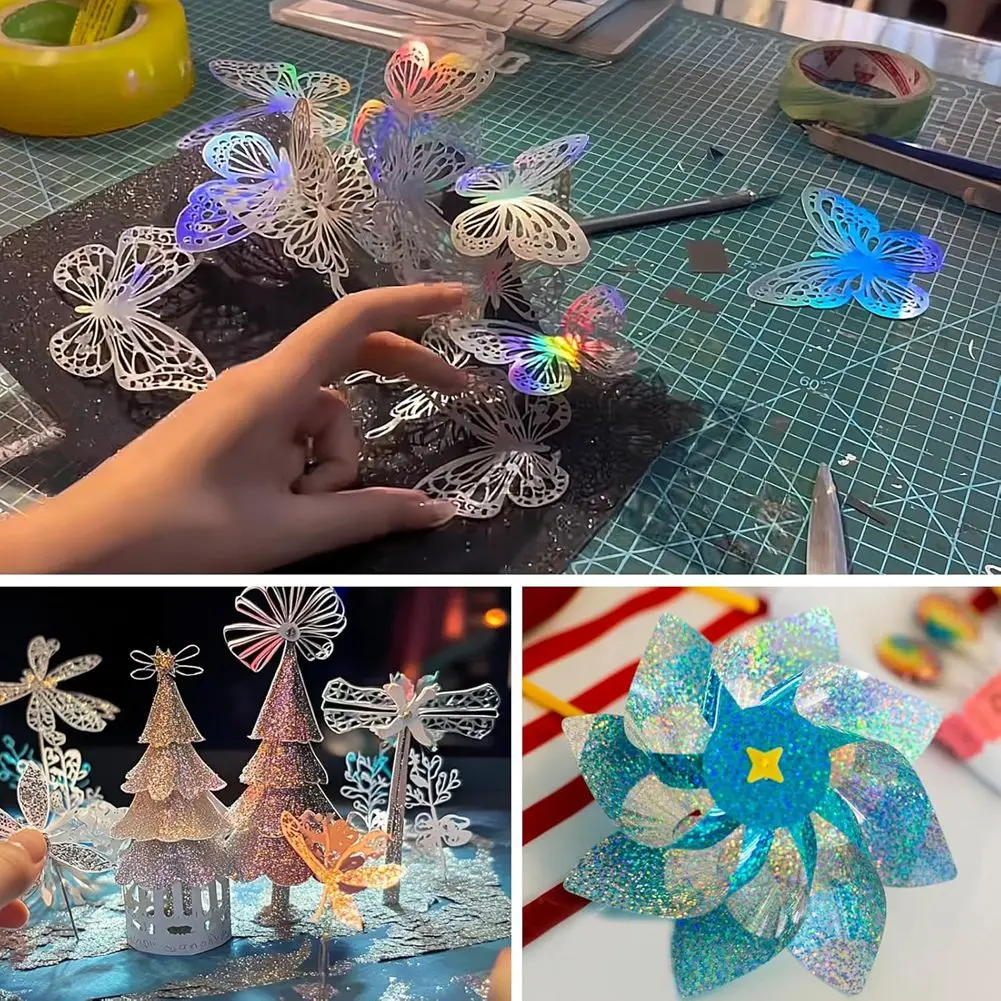 A02M-24 Sheets Holographic Cardstock 8.5X11in, 250Gsm/92Lb 6 Mixed Styles Metallic Cardstock Shiny Iridescent Mirror Paper
A02M-24 Sheets Holographic Cardstock 8.5X11in, 250Gsm/92Lb 6 Mixed Styles Metallic Cardstock Shiny Iridescent Mirror Paper