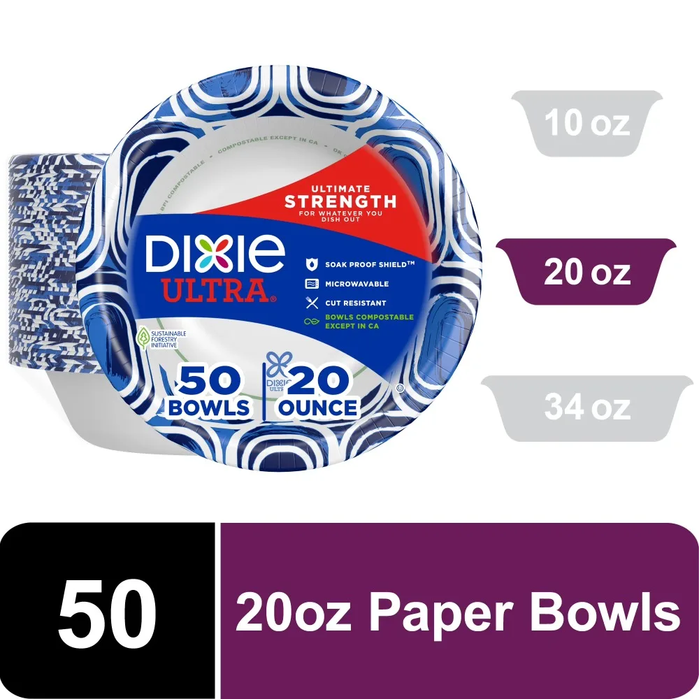 50 Pack 20 oz Multicolor Disposable Paper Bowls Bulk Eco Friendly Party Picnic Bowls Ultra Strong Bowls for Catering Events Home Kitchen
50 Pack 20 oz Multicolor Disposable Paper Bowls Bulk Eco Friendly Party Picnic Bowls Ultra Strong Bowls for Catering Events Home Kitchen