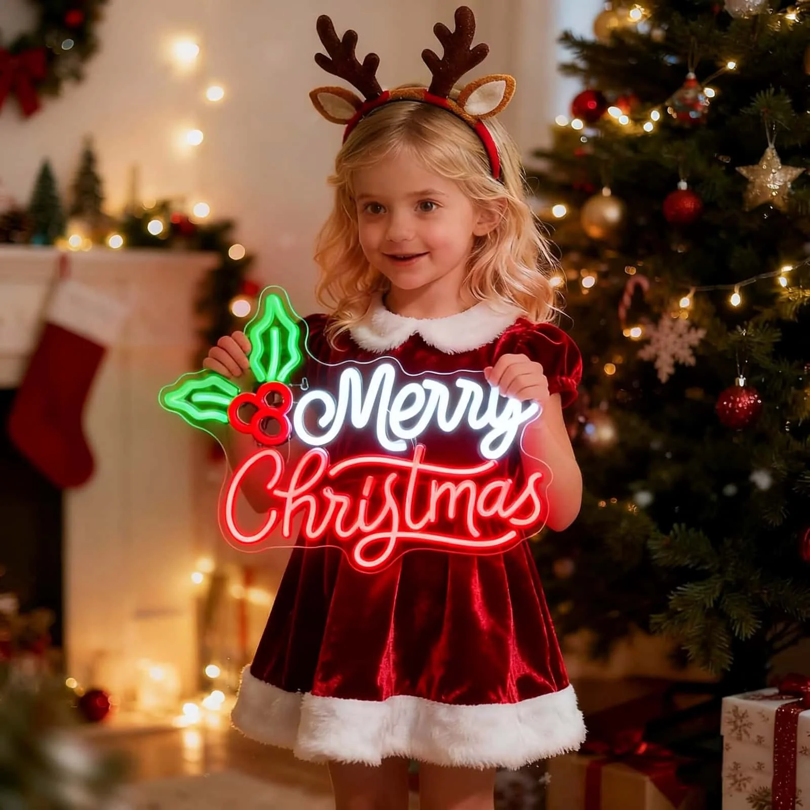 Merry Christmas Neon Signs for Wall Decor LED Sign with Xmas Tree for Xmas Party Bedroom Bar Pub Club-Christmas Gift Decorations
Merry Christmas Neon Signs for Wall Decor LED Sign with Xmas Tree for Xmas Party Bedroom Bar Pub Club-Christmas Gift Decorations