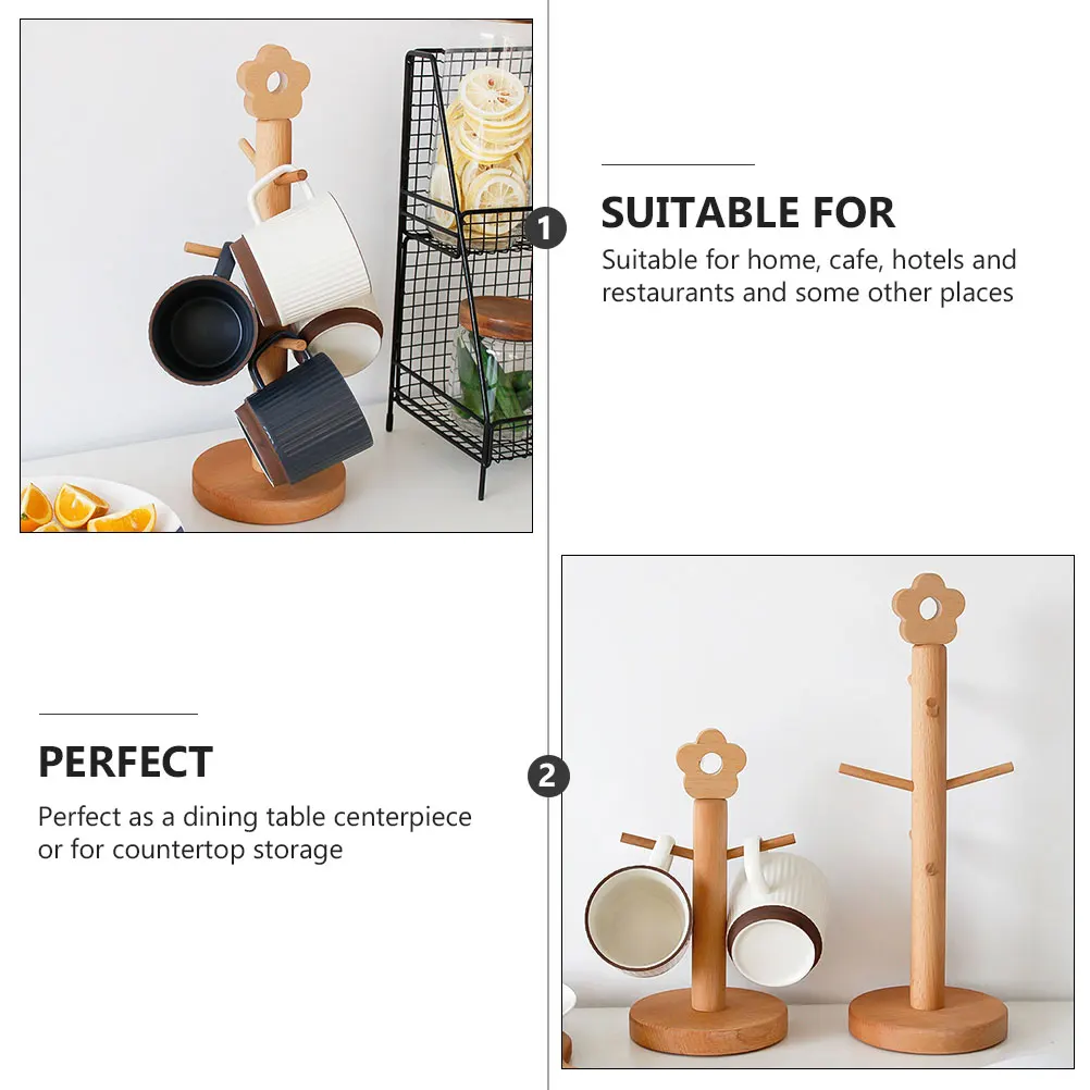 Wooden Mug Holder Khaki Cup Hanger Multi Kitchen Drying ganizer Storage Kitchen Cup Rack Home Cafe Hotel
Wooden Mug Holder Khaki Cup Hanger Multi Kitchen Drying ganizer Storage Kitchen Cup Rack Home Cafe Hotel