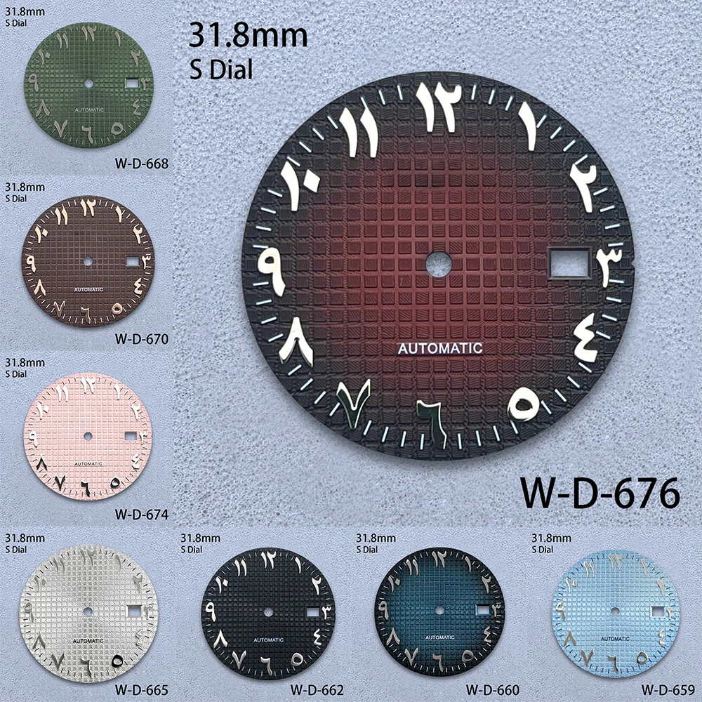 31.8mm S Logo Oak Arab Dial Fit NH35 Japan Automatic Movement High-Quality Watch Modification Accessories
31.8mm S Logo Oak Arab Dial Fit NH35 Japan Automatic Movement High-Quality Watch Modification Accessories