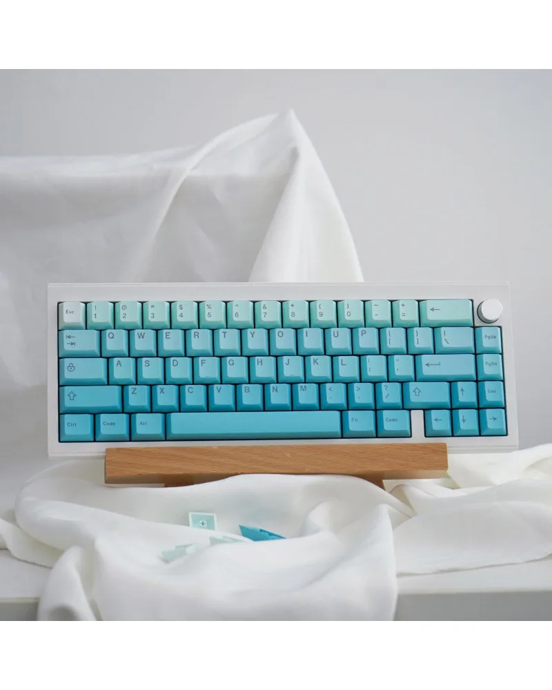 Keycap PBT hot sublimation custom cherry original factory height gradual change cyan positive/side engraved 125 key mechanical
Keycap PBT hot sublimation custom cherry original factory height gradual change cyan positive/side engraved 125 key mechanical