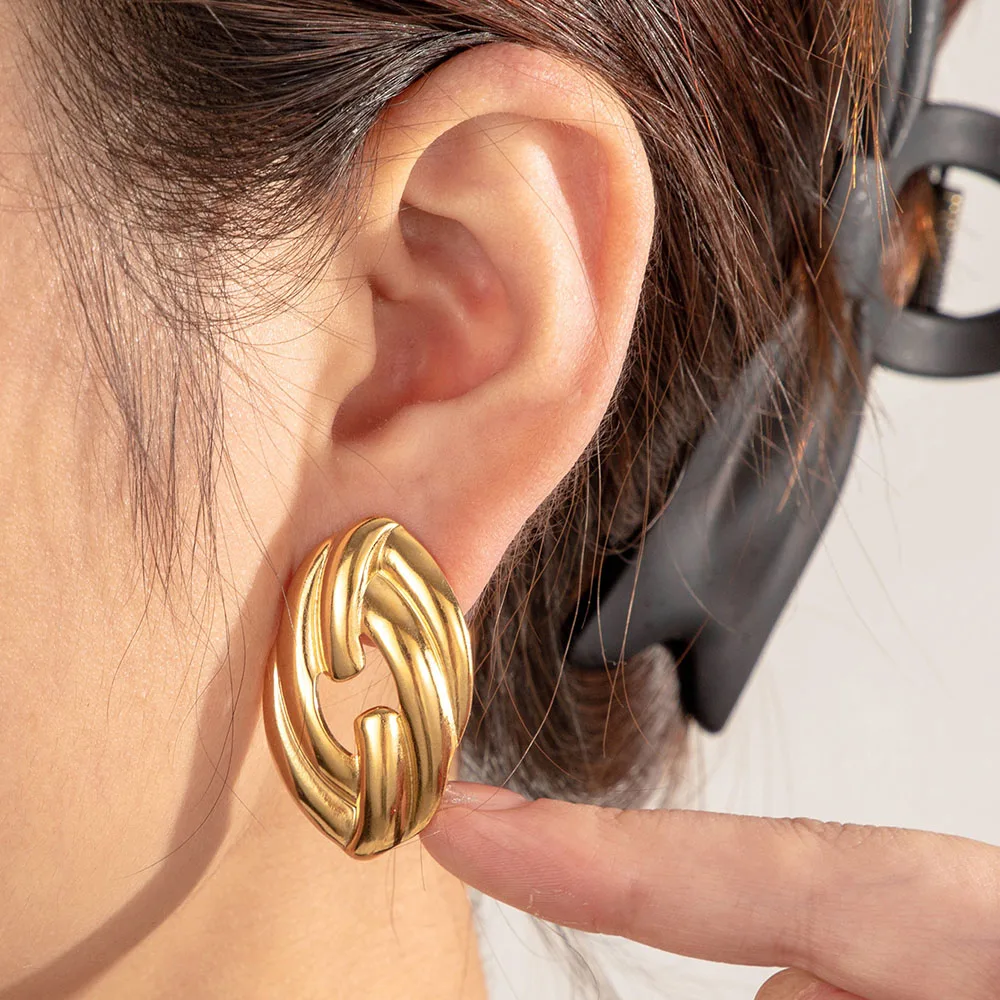 2025 new gold-plated stainless gold-plated irregular earrings, high-quality waterproof earrings, wife gifts
2025 new gold-plated stainless gold-plated irregular earrings, high-quality waterproof earrings, wife gifts