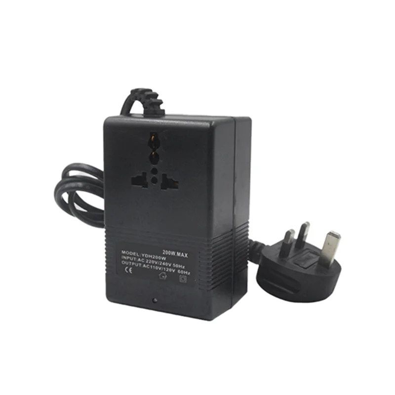 transformer200W Voltage Converter 220V to 110V Transformer Down Transformer Voltage Converter Travel Adapter UK Plug
transformer200W Voltage Converter 220V to 110V Transformer Down Transformer Voltage Converter Travel Adapter UK Plug