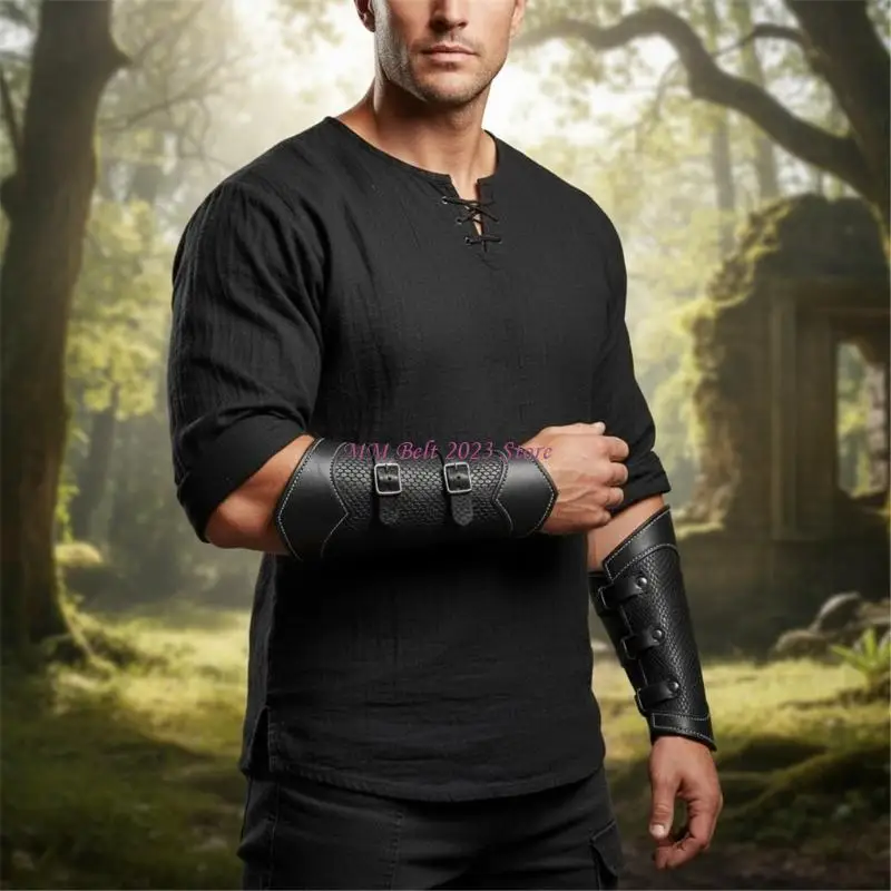 49ME 1PC Retro Arm Protector With Metal Adjustable PU Leather Cuff Unisex Wear
49ME 1PC Retro Arm Protector With Metal Adjustable PU Leather Cuff Unisex Wear