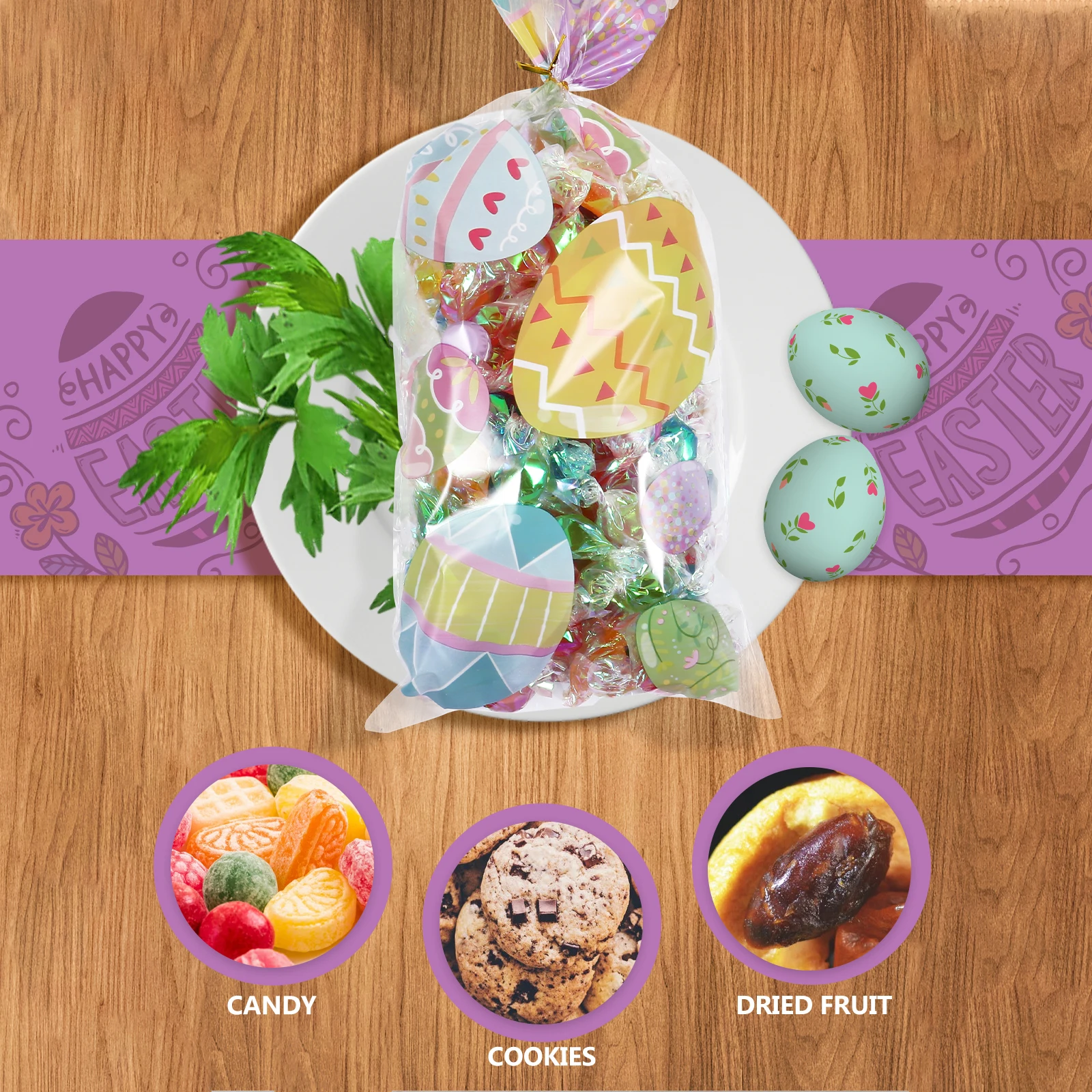 300 pcs Egg Rabbit Wrapping Candy Packaging For Easter Party Wrapping Supplies Cookie Packaging Bulk Easter Candy Bags
300 pcs Egg Rabbit Wrapping Candy Packaging For Easter Party Wrapping Supplies Cookie Packaging Bulk Easter Candy Bags