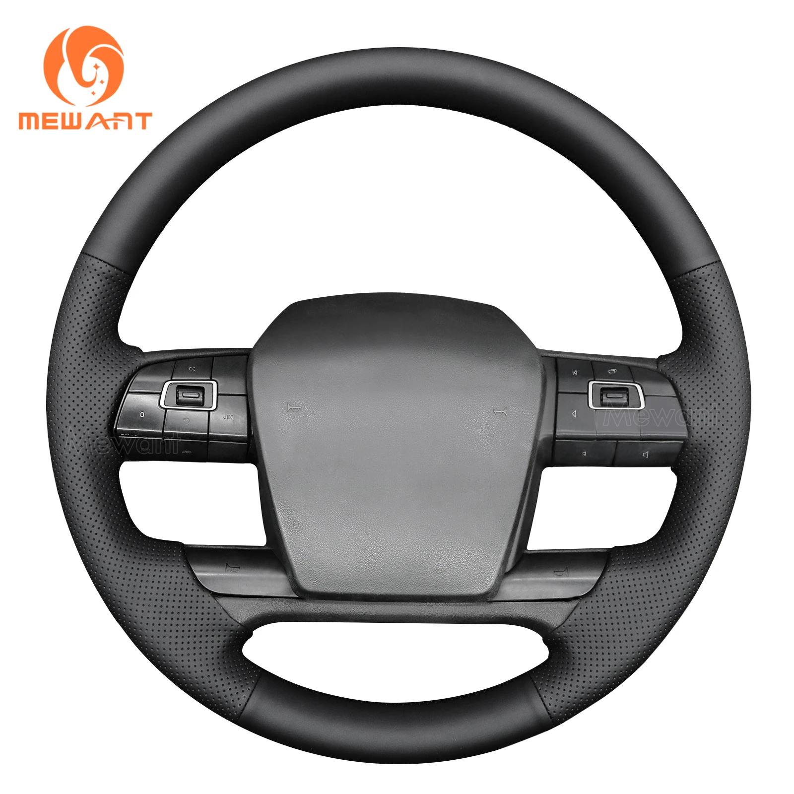 Mewant Black Artificial Leather Car Steering Wheel Cover for Volvo VNL VNR FM FH 2017-2025
Mewant Black Artificial Leather Car Steering Wheel Cover for Volvo VNL VNR FM FH 2017-2025