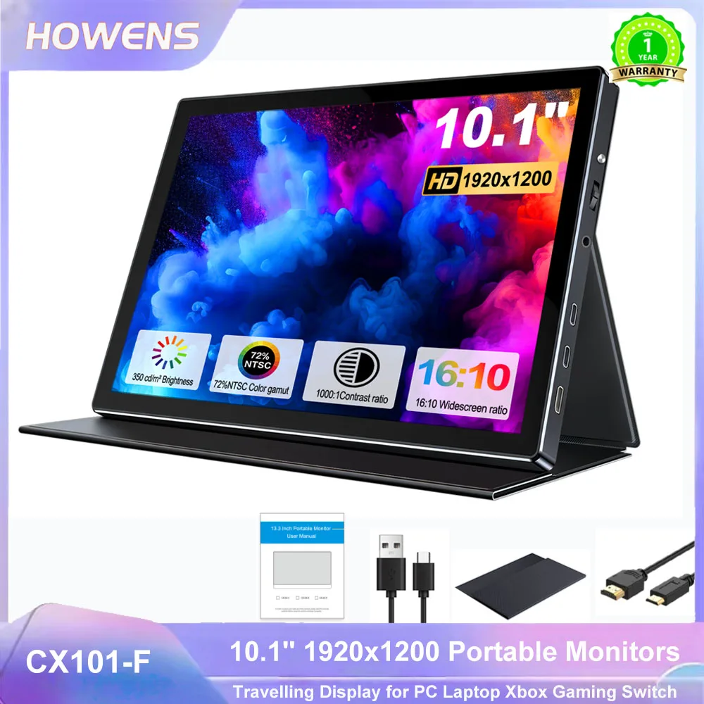 10,1-дюймовый IPS-монитор с разрешением 1920x1200, двумя динамиками, креплением VESA 75*75 мм, совместим с Switch/PS5/телефонами/ноутбуками.
10,1-дюймовый IPS-монитор с разрешением 1920x1200, двумя динамиками, креплением VESA 75*75 мм, совместим с Switch/PS5/телефонами/ноутбуками.