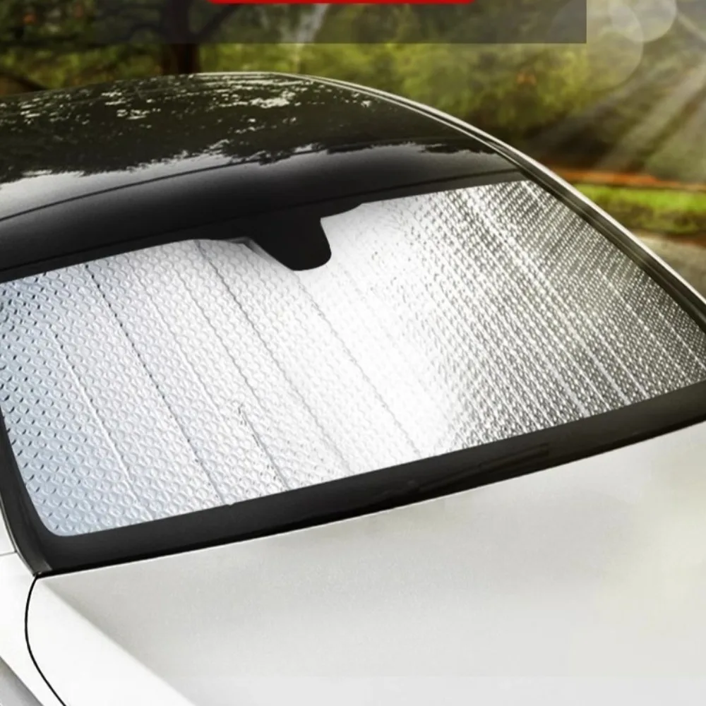 Universal Reflector Car Sun Shade Cover Portable Aluminum Foil UV Protection Device Sunshade Protector Foldable Windscreen Visor
Universal Reflector Car Sun Shade Cover Portable Aluminum Foil UV Protection Device Sunshade Protector Foldable Windscreen Visor