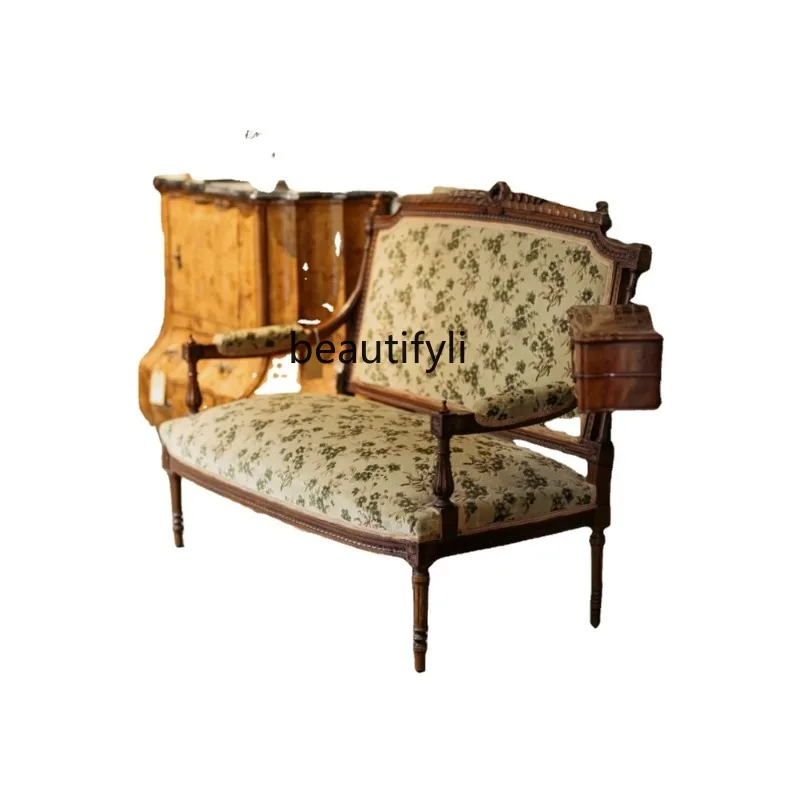 New Classical French Style Small Apartment Living Room Solid Wood Sofa Antique Carved a Double Chair Antique Furniture
New Classical French Style Small Apartment Living Room Solid Wood Sofa Antique Carved a Double Chair Antique Furniture
