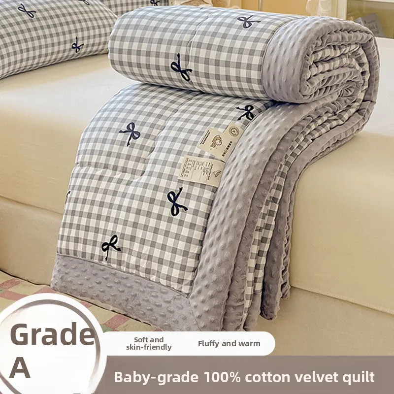 Thickened Class a Winter Quilt Bean Flannel Cotton Pure Cotton Air Conditioner Single Student Children Summer Cool Quilt Spri...
Thickened Class a Winter Quilt Bean Flannel Cotton Pure Cotton Air Conditioner Single Student Children Summer Cool Quilt Spri...