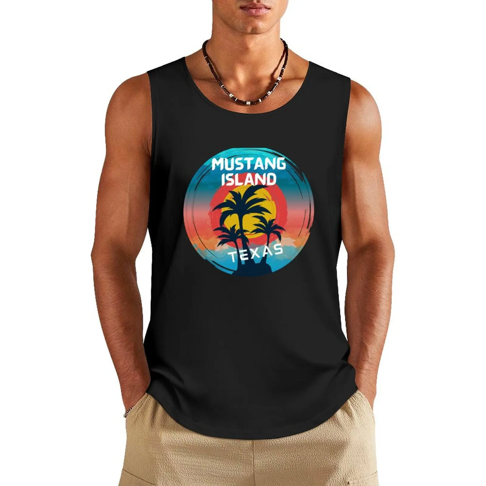 Retro Mustang Island Texas Sunset Souvenir Tank Top sleeveless jackets quick-drying t-shirt
Retro Mustang Island Texas Sunset Souvenir Tank Top sleeveless jackets quick-drying t-shirt