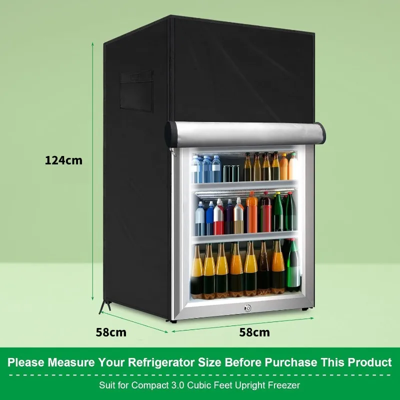 A59Z-Outdoor Refrigerator Cover Waterproof Dustproof Freezer Covers Fridge Protector Freezer Covers 58X58x142cm
A59Z-Outdoor Refrigerator Cover Waterproof Dustproof Freezer Covers Fridge Protector Freezer Covers 58X58x142cm