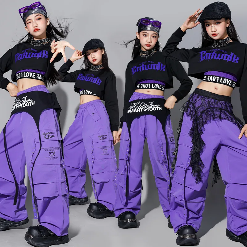 Girls K-pop Colorful Crop Top Hip Hop Top Street Dance Cargo Pants Jazz Costume Child Clothes Sets Kids Girl Group Streetwear
Girls K-pop Colorful Crop Top Hip Hop Top Street Dance Cargo Pants Jazz Costume Child Clothes Sets Kids Girl Group Streetwear