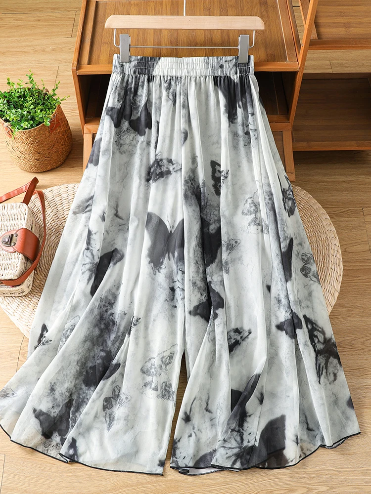 New Chinese Style Casual National Trend Skirt Pants Women's Wide Leg Pants Water Ink Print Comfortable Polyester Cotton Blend
New Chinese Style Casual National Trend Skirt Pants Women's Wide Leg Pants Water Ink Print Comfortable Polyester Cotton Blend