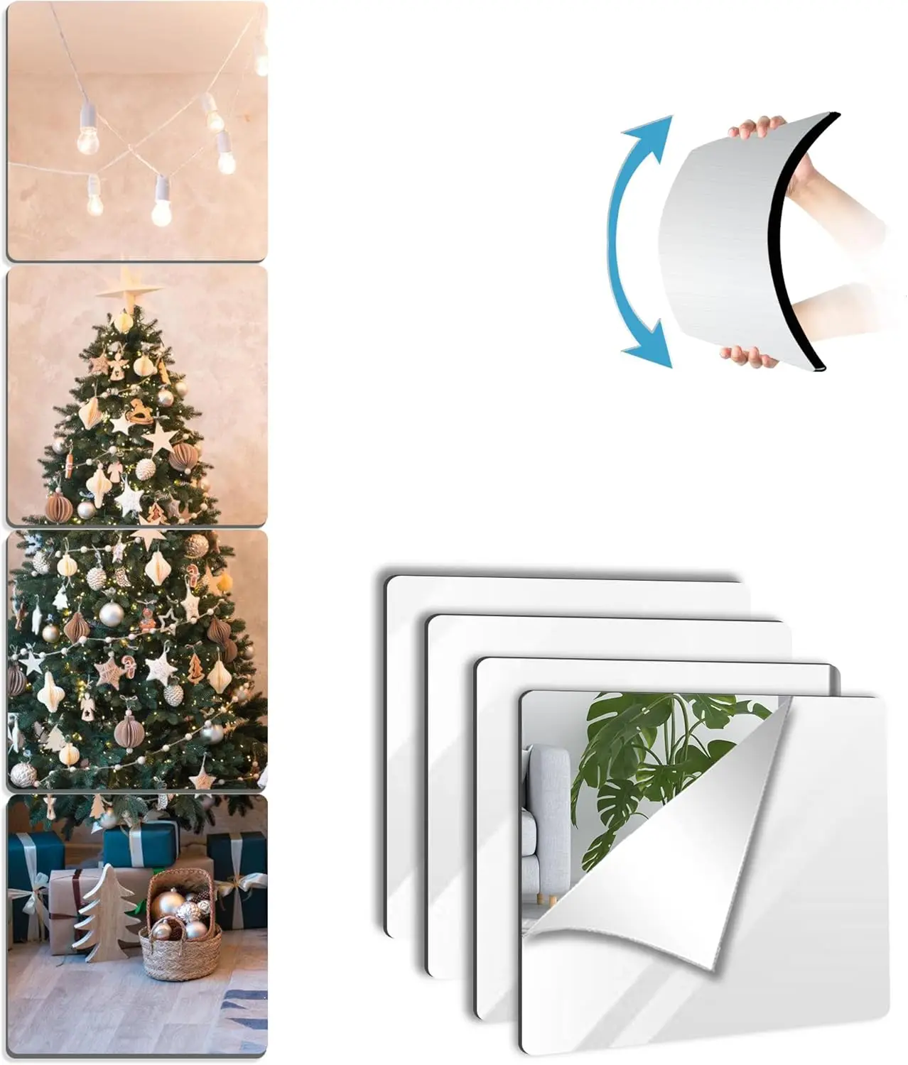 Unbreakable Full Length Wall Mirror, Over Door Shatterproof Acrylic Tiles for Kids Bedroom
Unbreakable Full Length Wall Mirror, Over Door Shatterproof Acrylic Tiles for Kids Bedroom