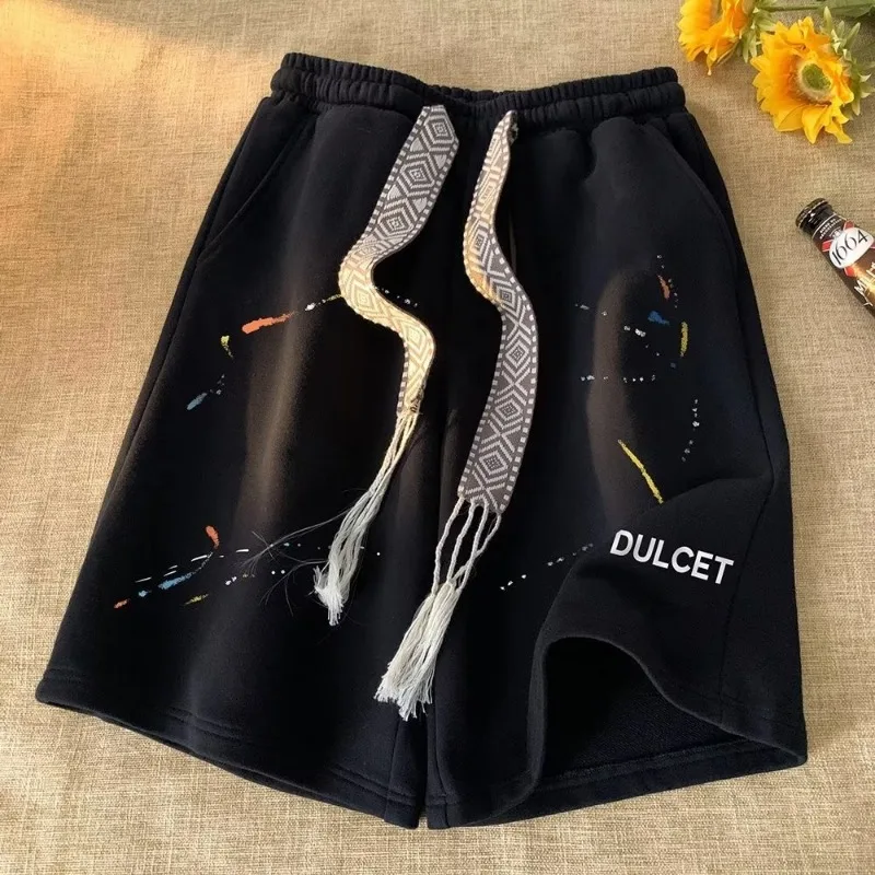 【 M-8XL 】2026 Summer Graffiti Print Shorts with Tassel Drawstring Elastic Waist Loose Streetwear Shorts for Men Women
【 M-8XL 】2026 Summer Graffiti Print Shorts with Tassel Drawstring Elastic Waist Loose Streetwear Shorts for Men Women