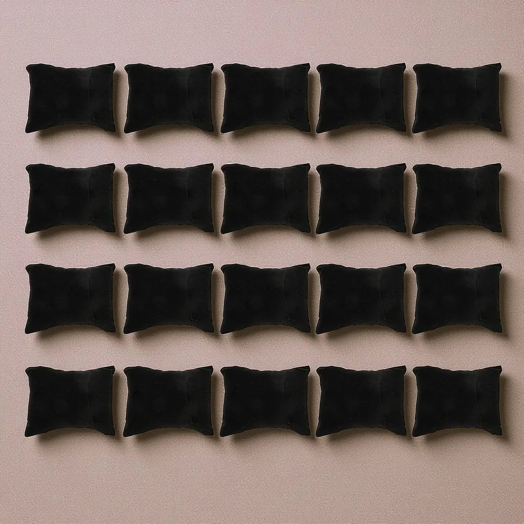 20Pcs Jewelry Display Pillow Portable Soft Fabric Cushion for Bracelet Watch Anklet Bangle Tray Showcase Holder
20Pcs Jewelry Display Pillow Portable Soft Fabric Cushion for Bracelet Watch Anklet Bangle Tray Showcase Holder