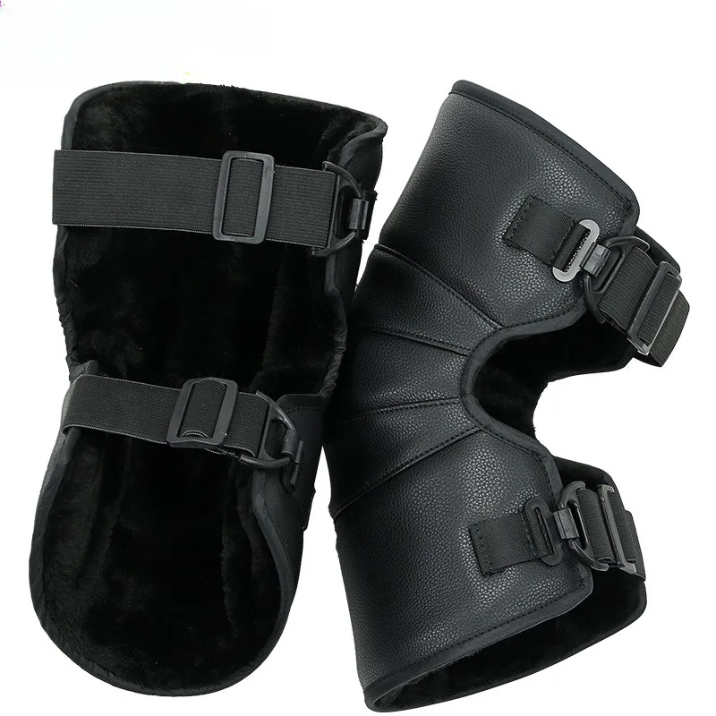 Motorcycle Warm Kneepad PU Waterproof Riding Knee Pads Thicken Fleece Windproof Coldproof Winter Outdoor Knee Protective Guard
Motorcycle Warm Kneepad PU Waterproof Riding Knee Pads Thicken Fleece Windproof Coldproof Winter Outdoor Knee Protective Guard