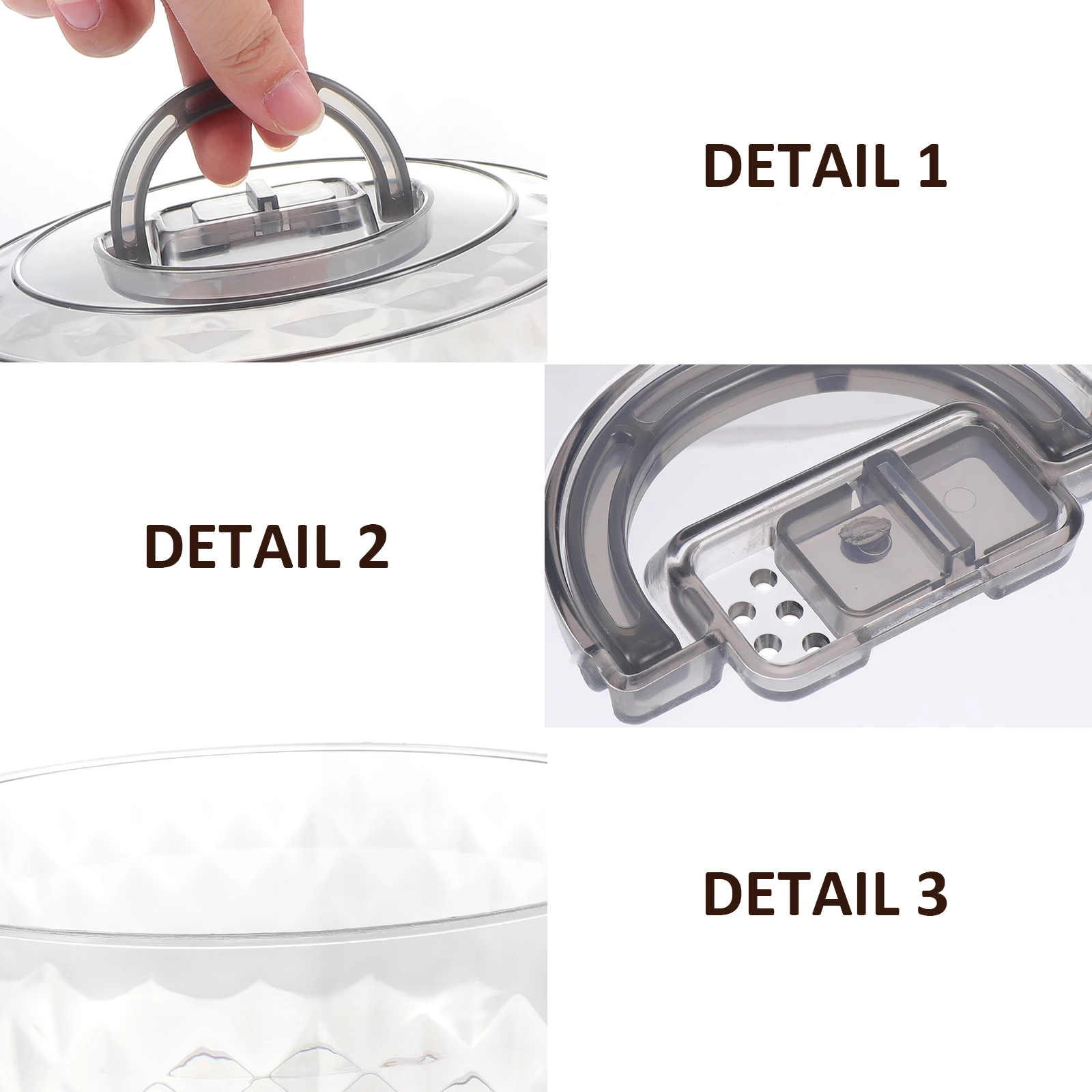 Food Cover H y Food Lid Dessert Protection Fresh keeping Fruit Tray BBQ Picnics Camping Soup Pot Storage Easy Clean
Food Cover H y Food Lid Dessert Protection Fresh keeping Fruit Tray BBQ Picnics Camping Soup Pot Storage Easy Clean