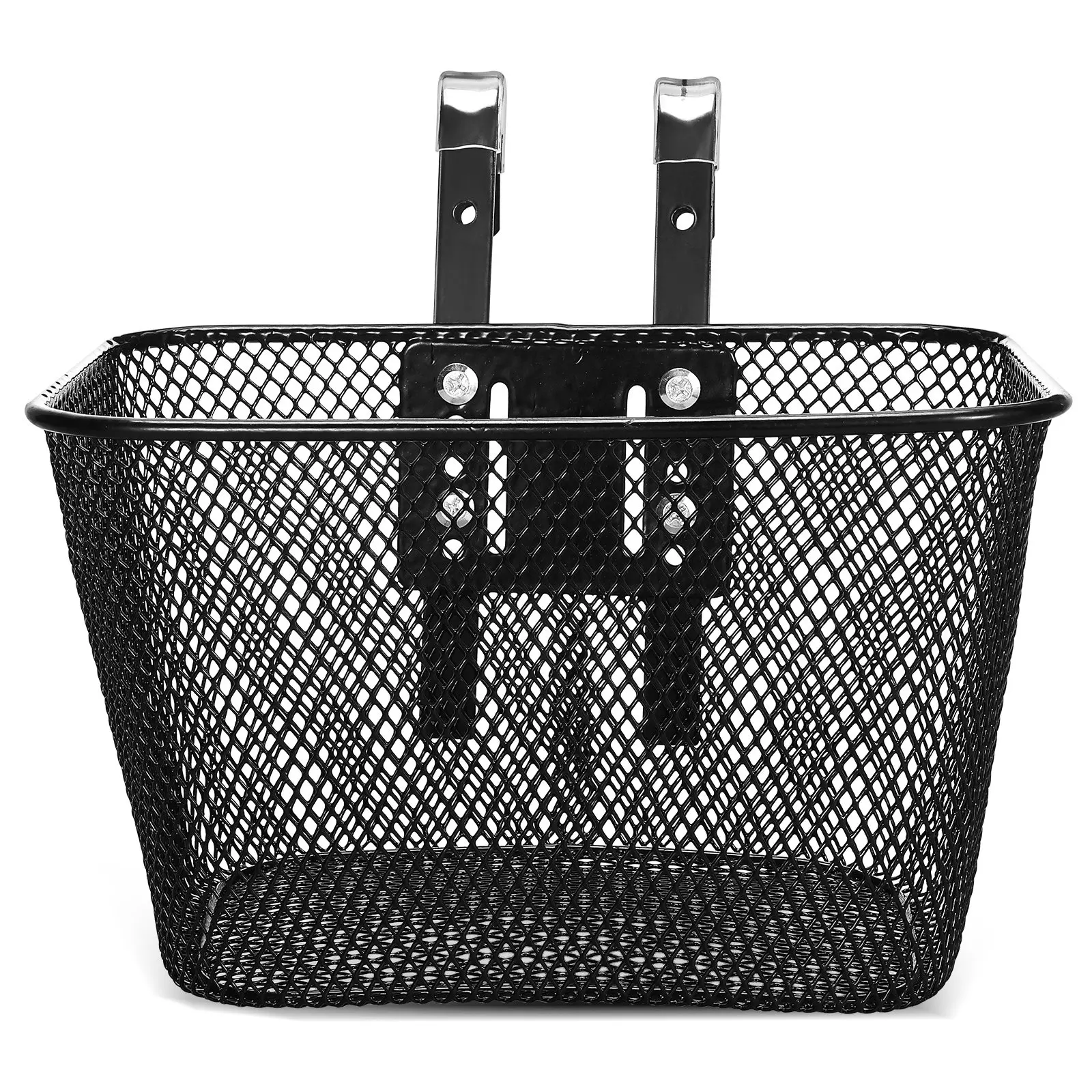 1Set Universal Front Bike Basket Black Iron Mesh Bicycle Storage Carrier Detachable Handlebar Carrying Basket for Daily
1Set Universal Front Bike Basket Black Iron Mesh Bicycle Storage Carrier Detachable Handlebar Carrying Basket for Daily