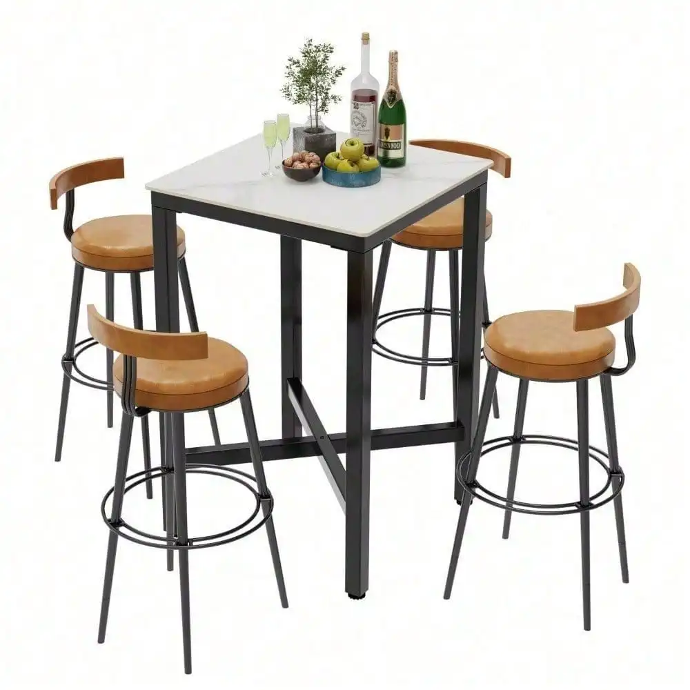 Real Marble Bar Table Breakfast Kitchen Dining Room Furniture Modern Tall Square
Real Marble Bar Table Breakfast Kitchen Dining Room Furniture Modern Tall Square
