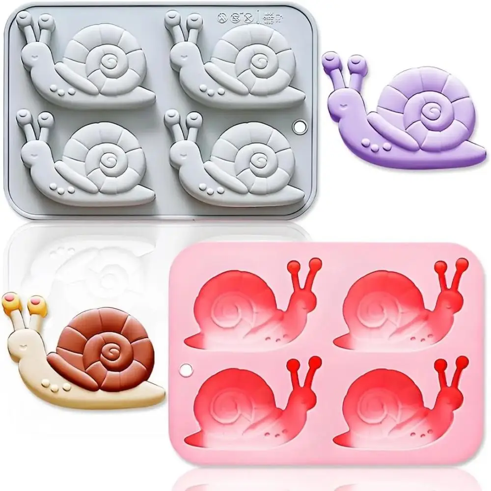 DIY Food Grade Silicone Snail Silicone Molds 4 Cavity 3D Shape Escargot Shape Mold Cake Decorating Tools Baking
DIY Food Grade Silicone Snail Silicone Molds 4 Cavity 3D Shape Escargot Shape Mold Cake Decorating Tools Baking