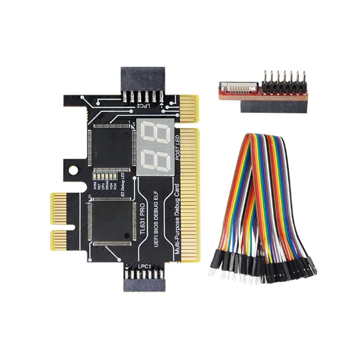 Анализатор LPC, карта отладки PCI PCI-E, Комплект тестирования почтовых соединений, материнская плата, диагностическая карта J04
Анализатор LPC, карта отладки PCI PCI-E, Комплект тестирования почтовых соединений, материнская плата, диагностическая карта J04