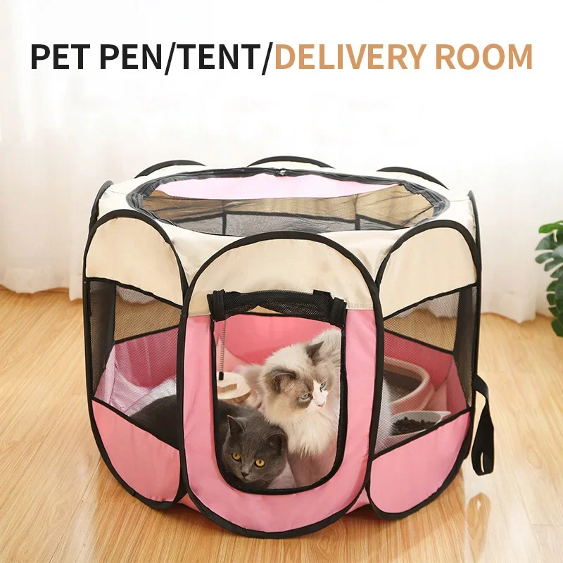 Foldable cat and dog house, dog delivery room, pet octagonal cage, breathable fence tent, claw proof dog cage
Foldable cat and dog house, dog delivery room, pet octagonal cage, breathable fence tent, claw proof dog cage