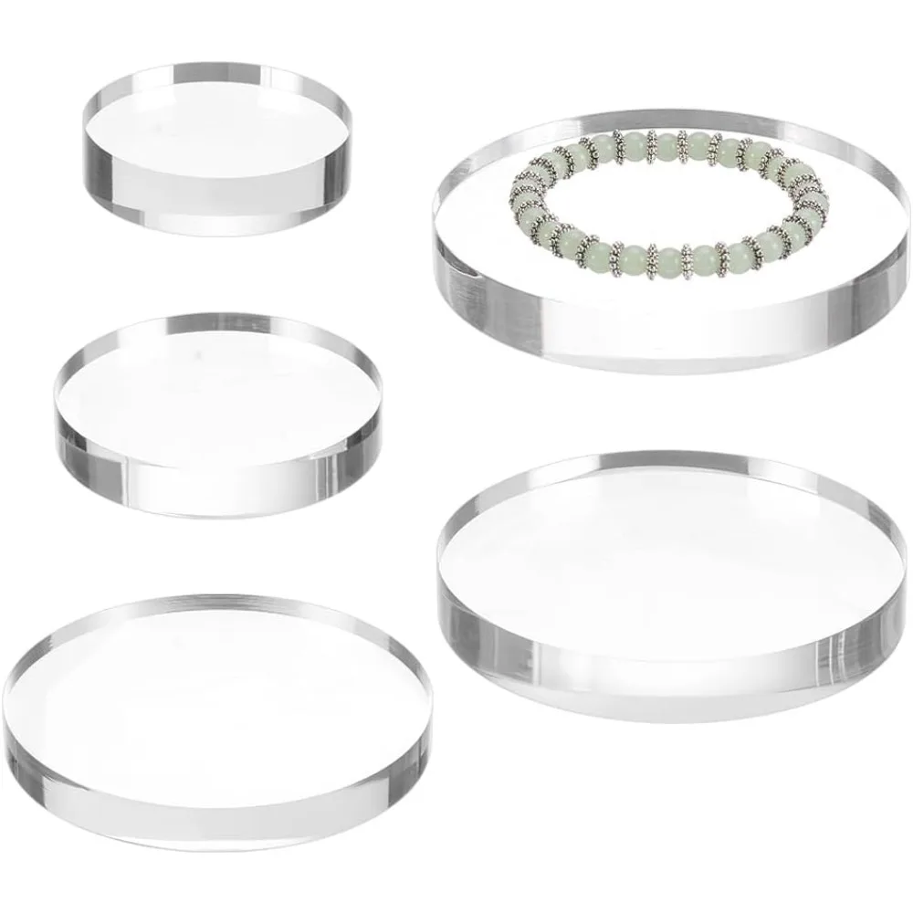 4 шт. прозрачный акриловый блок дисплея 2,36/3,19/3,95/4,73 дюйма, круглый цилиндр, твердая подставка на пьедестале, прозрачная полированная круглая подставка на пьедестале
4 шт. прозрачный акриловый блок дисплея 2,36/3,19/3,95/4,73 дюйма, круглый цилиндр, твердая подставка на пьедестале, прозрачная полированная круглая подставка на пьедестале