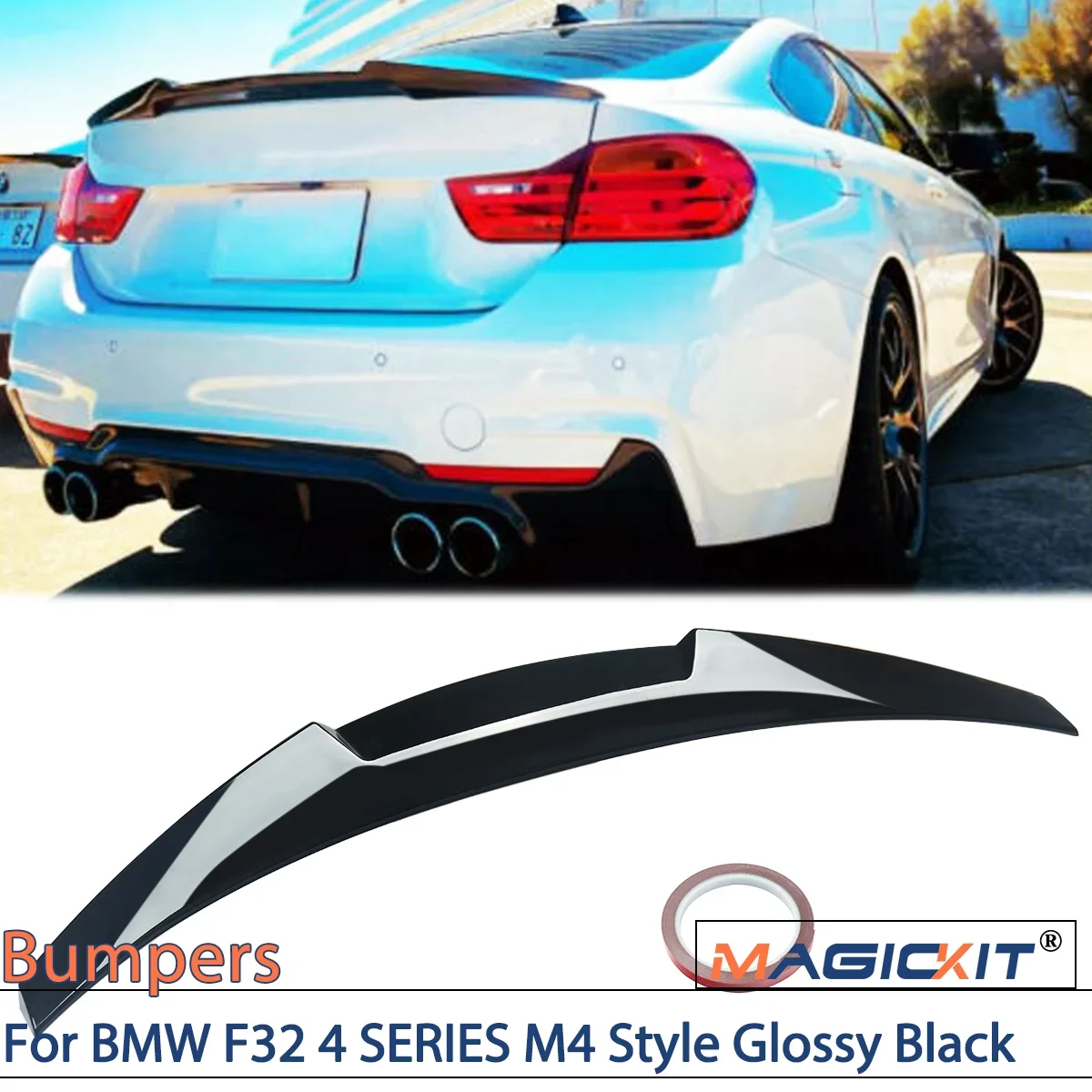 Glossy Black Trunk Lip Spoiler Wing Fits 2013-20 BMW F32 4-series 2 Door Coupe M4 Style Accessories Rear Mid Trunk Spoiler Lip
Glossy Black Trunk Lip Spoiler Wing Fits 2013-20 BMW F32 4-series 2 Door Coupe M4 Style Accessories Rear Mid Trunk Spoiler Lip
