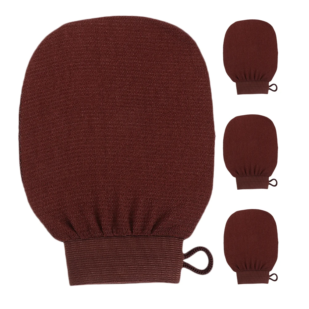 4pcs Coffee Brown Exfoliating Bath Gloves Shower Mitts Body Scrubber Skin Cleansing Tools Dead Skin Removal Waterproof
4pcs Coffee Brown Exfoliating Bath Gloves Shower Mitts Body Scrubber Skin Cleansing Tools Dead Skin Removal Waterproof
