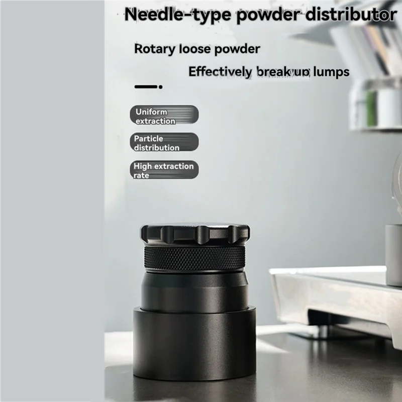 A76X-58MM Adjustable Coffee Distributor, Anti-Slip Coffee Powder Distributor, Coffee Needle
A76X-58MM Adjustable Coffee Distributor, Anti-Slip Coffee Powder Distributor, Coffee Needle