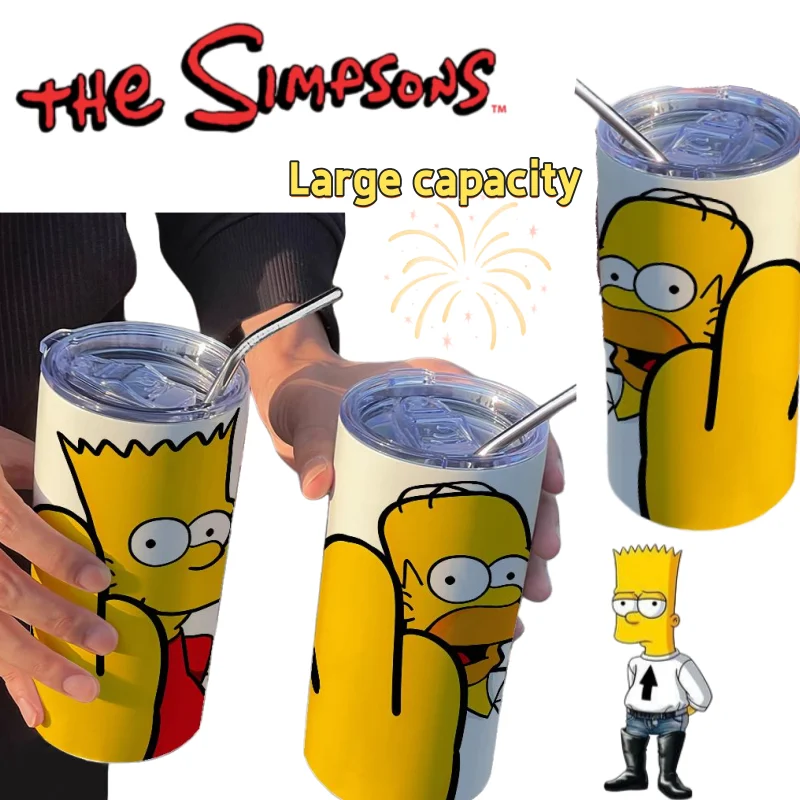 The Simpsons Cartoon Cute ,New Creative Insulated Cup High-Value Stylish Personalized Large Capacity Portable Straw Coffee Cup
The Simpsons Cartoon Cute ,New Creative Insulated Cup High-Value Stylish Personalized Large Capacity Portable Straw Coffee Cup