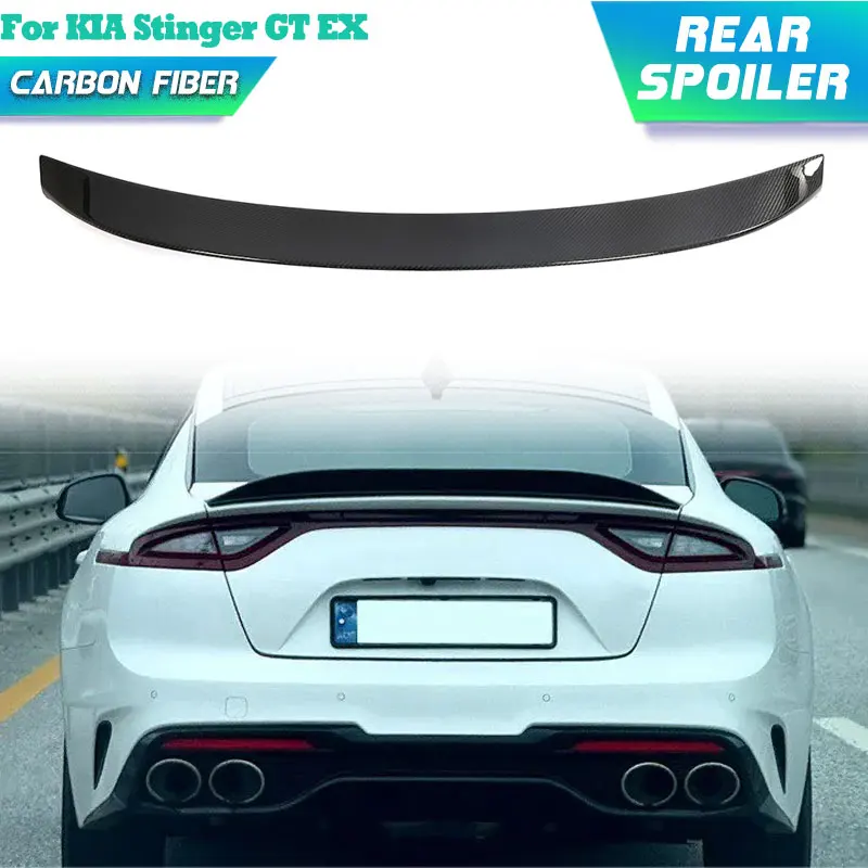 Carbon Fiber Car Rear Trunk Spoiler Wings for KIA Stinger GT EX Hatchback 4-Door 2018-2023 Racing Rear Spoiler Boot Wing Lip FRP
Carbon Fiber Car Rear Trunk Spoiler Wings for KIA Stinger GT EX Hatchback 4-Door 2018-2023 Racing Rear Spoiler Boot Wing Lip FRP