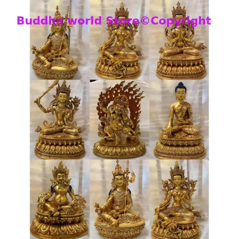 Wholesale 5A TOP Tantric temple Buddha statue Shakyamuni Guru Rinpoche Guanyin Tara Vajrasattva Vajrapani Jambhala 47cm large
Wholesale 5A TOP Tantric temple Buddha statue Shakyamuni Guru Rinpoche Guanyin Tara Vajrasattva Vajrapani Jambhala 47cm large