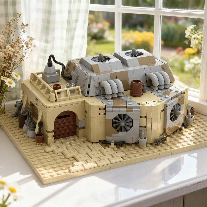 1203pcs MOC Tatooine Modular Building Power Grid Star Battle Model Building Blocks Architecture Toy Christmas Gifts Brick Kids
1203pcs MOC Tatooine Modular Building Power Grid Star Battle Model Building Blocks Architecture Toy Christmas Gifts Brick Kids