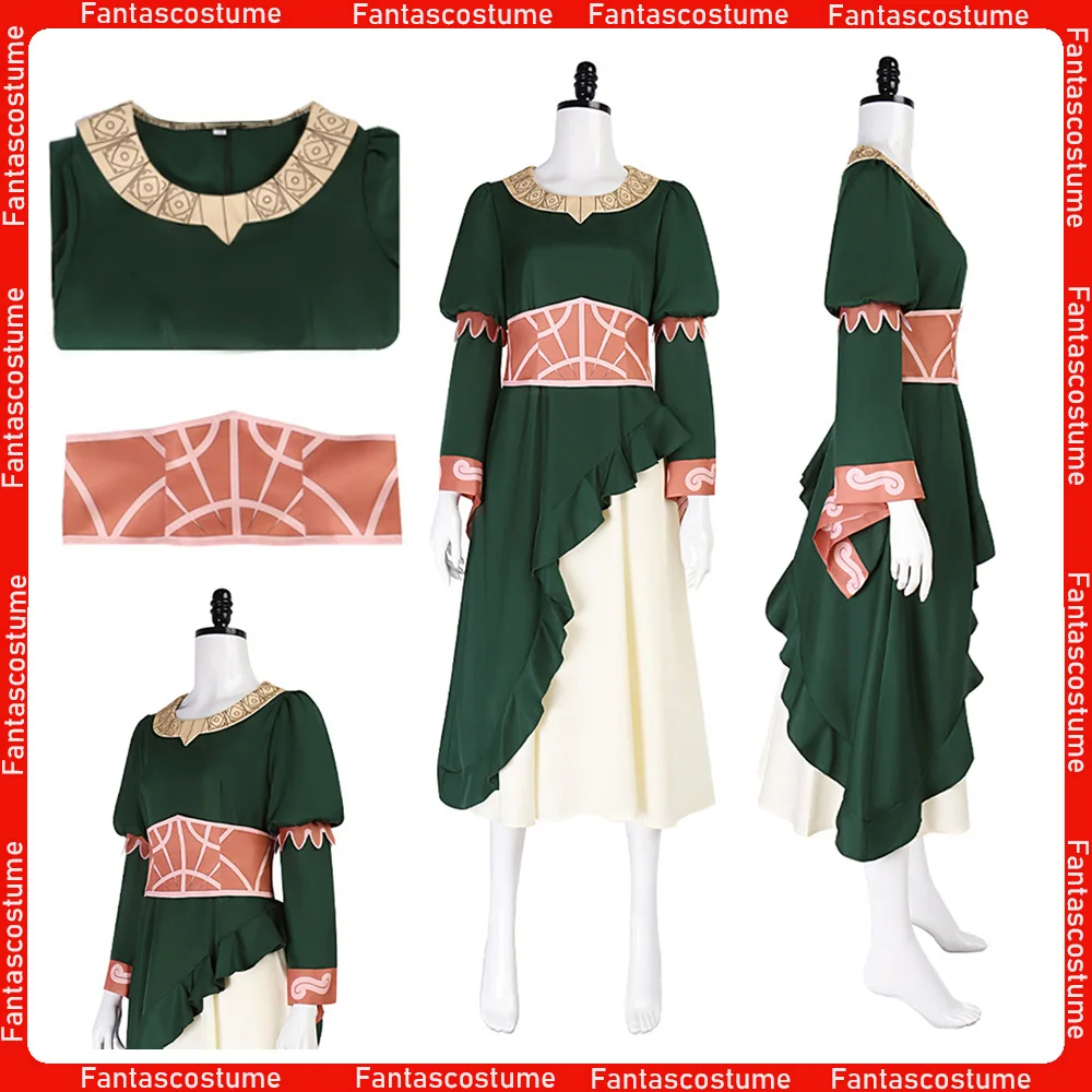Galadriel Cosplay Costume Medieval Retro Long Dress Girdle Disguise Outfits for Adult Women Girls Halloween Carnival Party Suit
Galadriel Cosplay Costume Medieval Retro Long Dress Girdle Disguise Outfits for Adult Women Girls Halloween Carnival Party Suit