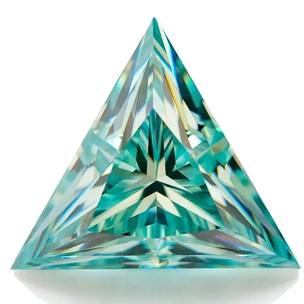 Aqua Blue Triangle Cut Moissanite VVS1 With GRA Certificated Pass Diamond Tester Pen II for DIY Gemtone Factory Wholesale
Aqua Blue Triangle Cut Moissanite VVS1 With GRA Certificated Pass Diamond Tester Pen II for DIY Gemtone Factory Wholesale