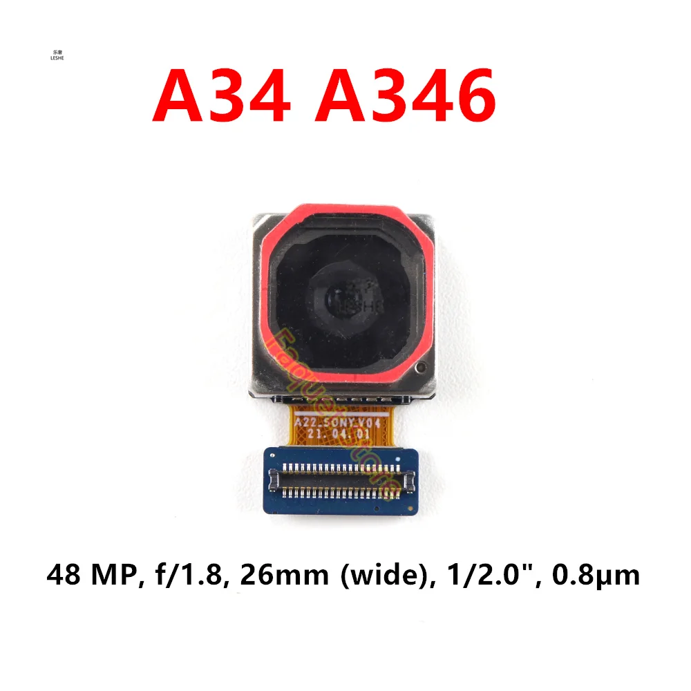 Задняя камера заднего вида 48 МП для Samsung Galaxy A34 5G A346, большой модуль основной задней камеры, гибкие запасные части
Задняя камера заднего вида 48 МП для Samsung Galaxy A34 5G A346, большой модуль основной задней камеры, гибкие запасные части