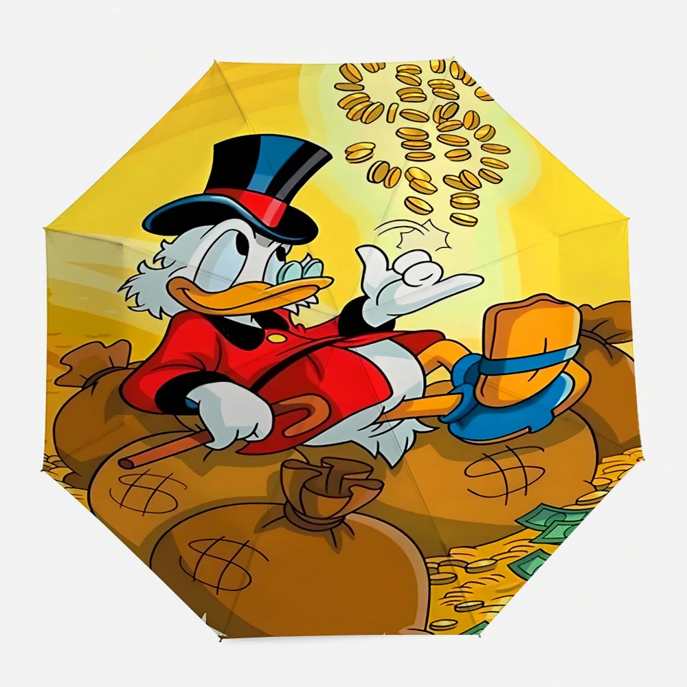 Автоматический складной зонт Disney DuckTales Scrooge McDuck с принтом денег, портативный водонепроницаемый ветрозащитный дорожный зонт для детей
Автоматический складной зонт Disney DuckTales Scrooge McDuck с принтом денег, портативный водонепроницаемый ветрозащитный дорожный зонт для детей