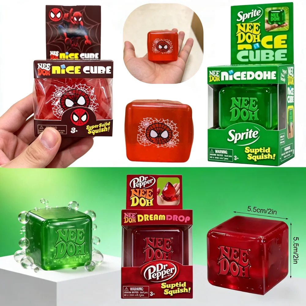 2026 Hot Squishy Mystery Box Spider-Man Nice Cube Sensory Stress Reliever Fidget Toy For Anxiety Sensory Cube For Friend Gifts.
2026 Hot Squishy Mystery Box Spider-Man Nice Cube Sensory Stress Reliever Fidget Toy For Anxiety Sensory Cube For Friend Gifts.