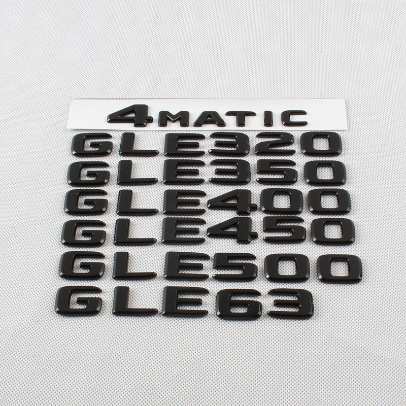 For Mercedes Benz GLE Class GLE53 GLE350 GLE400 GLE450 W166 W167 4Matic GLE63 Car Trunk Letters Logo Emblem Badge Decals Sticker
For Mercedes Benz GLE Class GLE53 GLE350 GLE400 GLE450 W166 W167 4Matic GLE63 Car Trunk Letters Logo Emblem Badge Decals Sticker