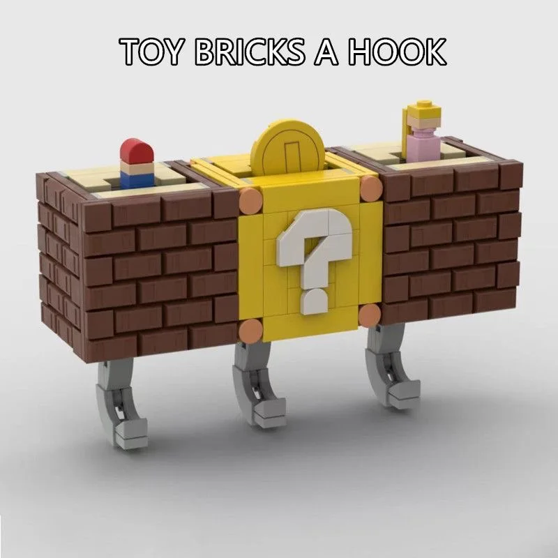 Game anime question mark block gold coin MOC universal key hook puzzle set building block model boy and girl toy gift
Game anime question mark block gold coin MOC universal key hook puzzle set building block model boy and girl toy gift
